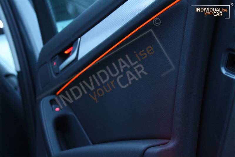 INDIVIDUALise your CAR EL Ambiente Lichtleiste Ambientebeleuchtung Innenraumbeleuchtung (2m Amber/BMWOrange) von INDIVIDUALise your CAR