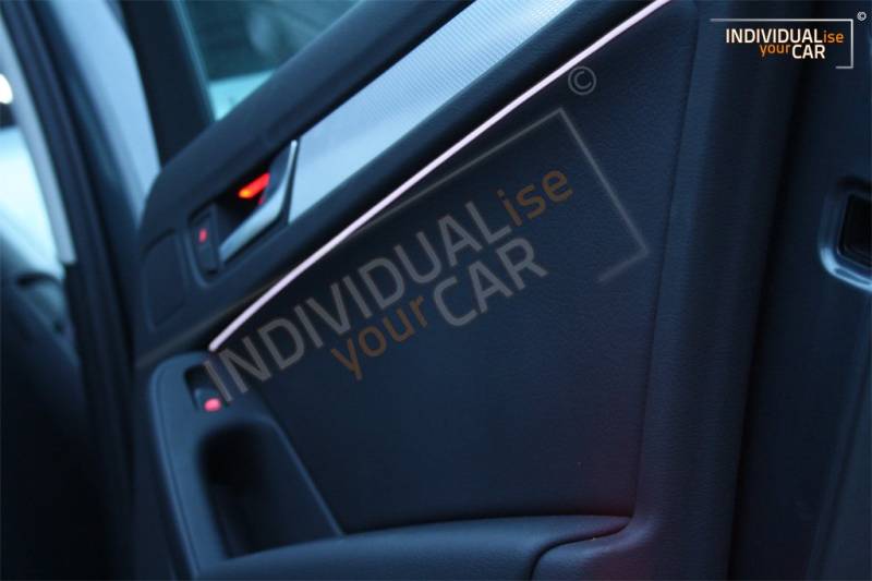 INDIVIDUALise your CAR EL Ambiente Lichtleiste Ambientebeleuchtung Innenraumbeleuchtung (3m Cool-White) von INDIVIDUALise your CAR