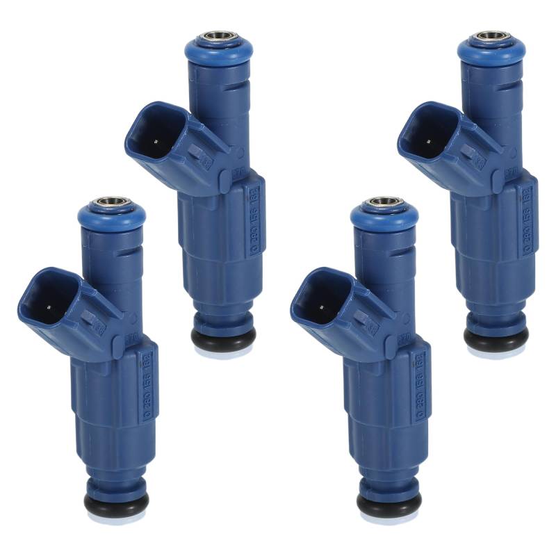 INFINAUTO Kraftstoffeinspritzdüse, Motorkraftstoffeinspritzdüse Nr. 3M6G-9F593-BA für FORD Focus Mk2 Limousine 2.0 2005-2011 Blau, 4 Stück. von INFINAUTO