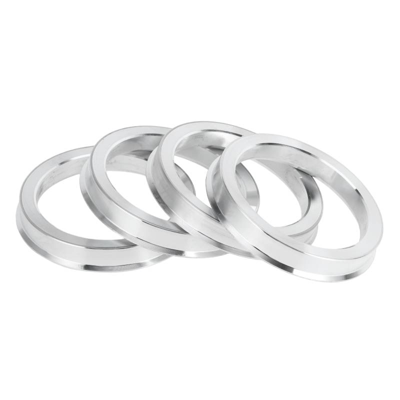 INFINAUTO Radnaben-Zentrierringe, 54,1 mm ID auf 66,6 mm Außendurchmesser, Fahrzeug-Radnaben, Aluminiumlegierung, 4 Stück von INFINAUTO