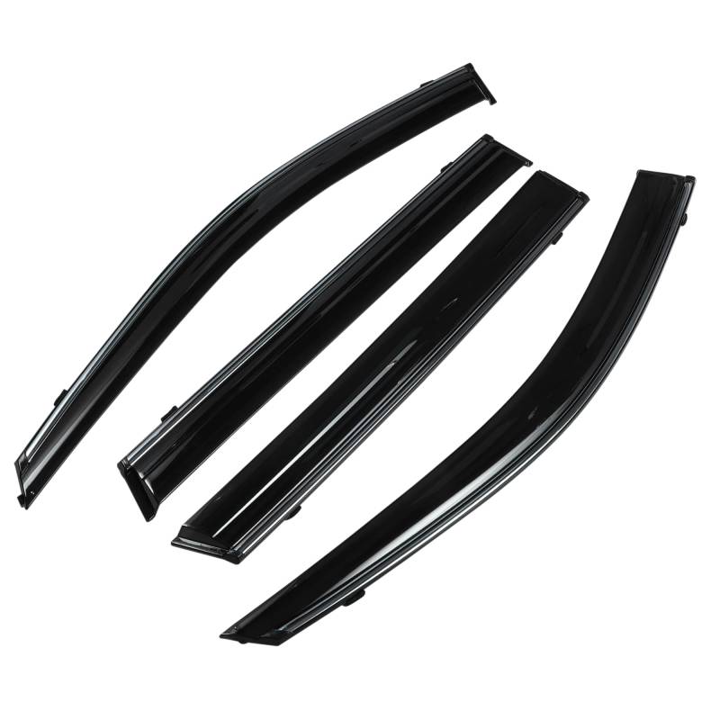 INFINAUTO Seitenfensterabweiser Seitenscheiben Windabweiser für Subaru Outback 2010 Schwarz Regenschutz Sonnenblenden Windabweiser Fenster Vent Shades von INFINAUTO