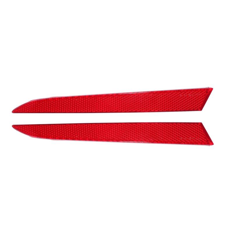 INFINAUTO Stoßstange Reflektor Hinten Links Rechts Stoßstange Reflektor Seitenmarkierung Nr.6J4945105/6J4945106 für Seat Ibiza 6J MK V 2008-2012 Kunststoff Rot Langlebig von INFINAUTO