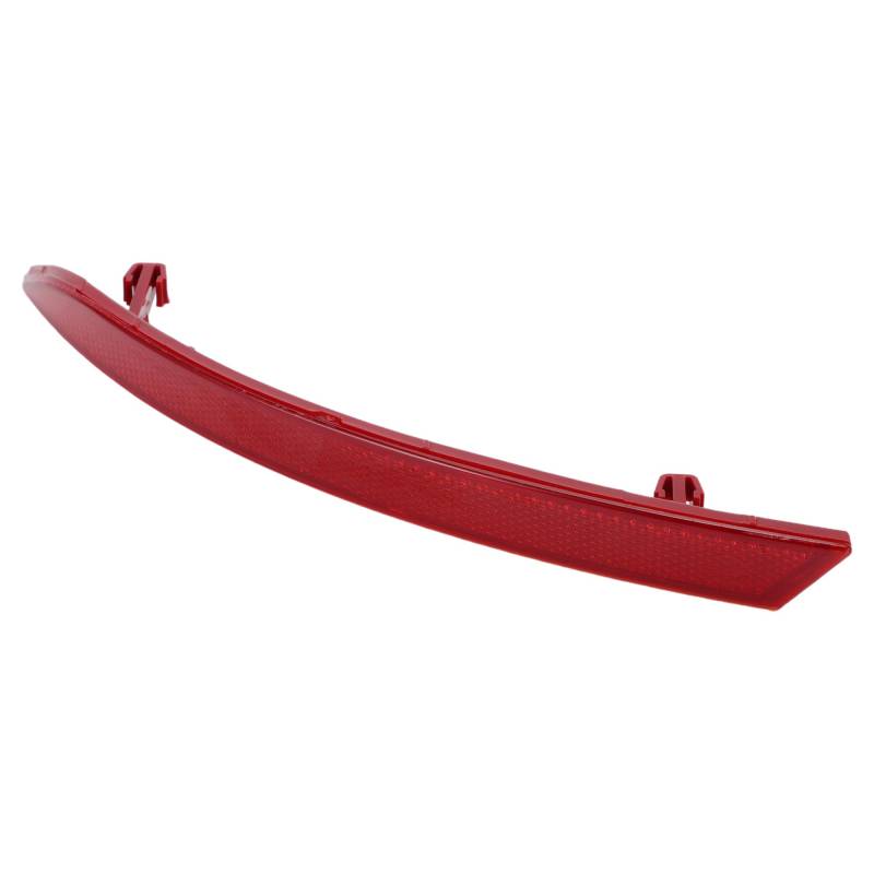 INFINAUTO Stoßstangenreflektor hinten links 11,42"x1,02" Stoßstangenreflektor Seitenmarkierungsleuchte Nr. 3C8945105B für Volkswagen CC 2008-2012 Kunststoff Rot Langlebig von INFINAUTO