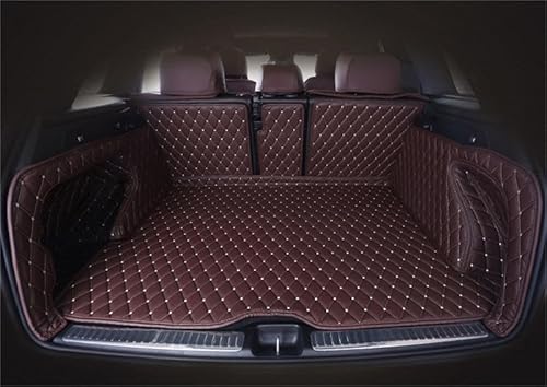 Kofferraummatten passend für Mercedes-Benz GLS 2016-2019,Kofferraumwanne wasserdichte rutschfeste,Coffee von INGKE