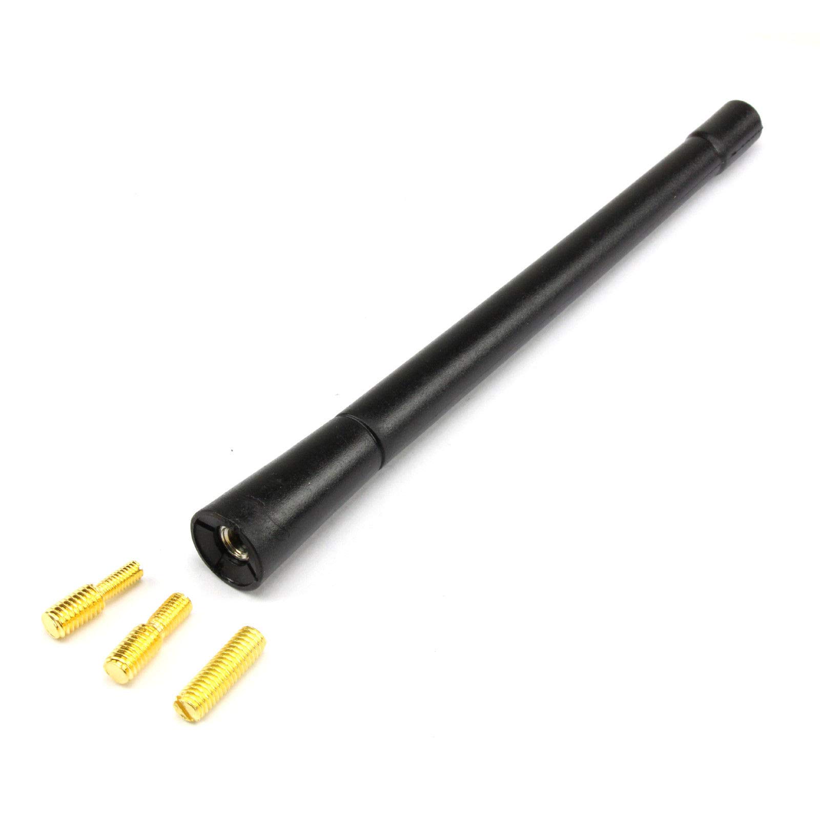 18cm Kurzstabantenne Radio Auto Antenne Dachantenne Stabantenne Kurzantenne Fahrzeugantenne für Radioempfang AM/FM Inkl. 3 universelle Gewinde Adapter M4, M5 und M6 somit passend für Fast alle Auto 18cm Kurzstabantenne Radio Auto Antenne Dachantenne Stabantenne Kurzantenne Fahrzeugantenne für Radioempfang AM/FM Inkl. 3 universelle Gewinde Adapter M4, M5 und M6 somit passend für Fast alle Auto von INION