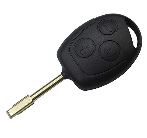 1xSt. Ersatz Schlüsselgehäuse 3 Tasten Autoschlüssel Chiavi Schlüssel Rohling (FO21 Tibbe-Rohling) Fernbedienung Funkschlüssel Gehäuse von INION