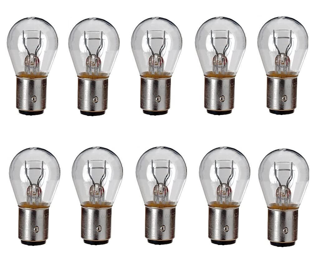 24 Volt 10 Stück P21/5W BAY15d Dual Sockel Nfz LKW Glühlampe Glassockellampe Glühbirne Soffitte Lampen E-Prüfzeichen 24 Volt 10 Stück P21/5W BAY15d Dual Sockel Nfz LKW Glühlampe Glassockellampe Glühbirne Soffitte Lampen E-Prüfzeichen von INION