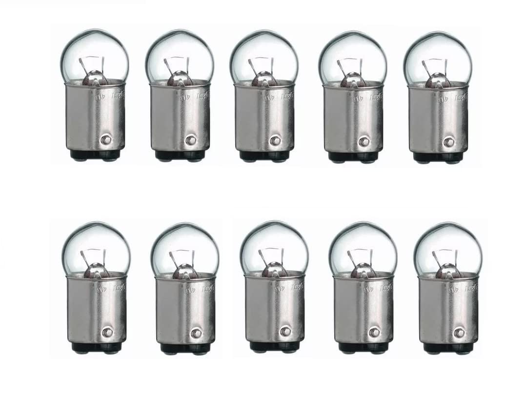 24 Volt - 10 Stück - R 5W - BA15d - 5Watt - Nfz LKW Beleuchtung - Glühlampe, Glaslampe, Glühbirne, Soffitte, Lampen. INION von INION