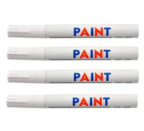 4x Stück WEIß Reifen Stift Reifenmarker, Fahrradreifen Reifenstift Marker Stift 4x Stück WEIß Reifen Stift Reifenmarker, Fahrradreifen Reifenstift Marker Stift von INION