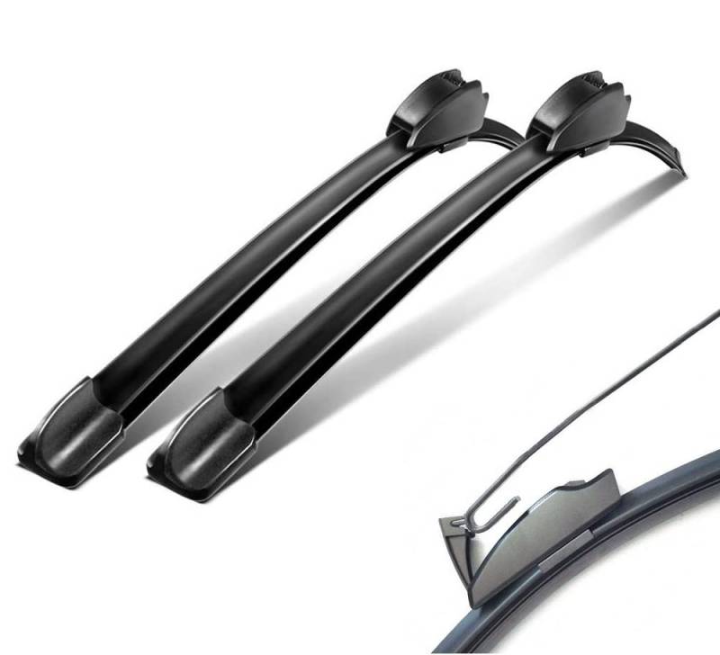 550mm 350mm Good Wiper 2x Front Scheibenwischer mit Hakenbefestigung Wischerblätter Set für Frontscheibe Scheibenwischerblätter Satz Premium Qualität AERO. INION (Good Wiper 550mm 350mm) von INION