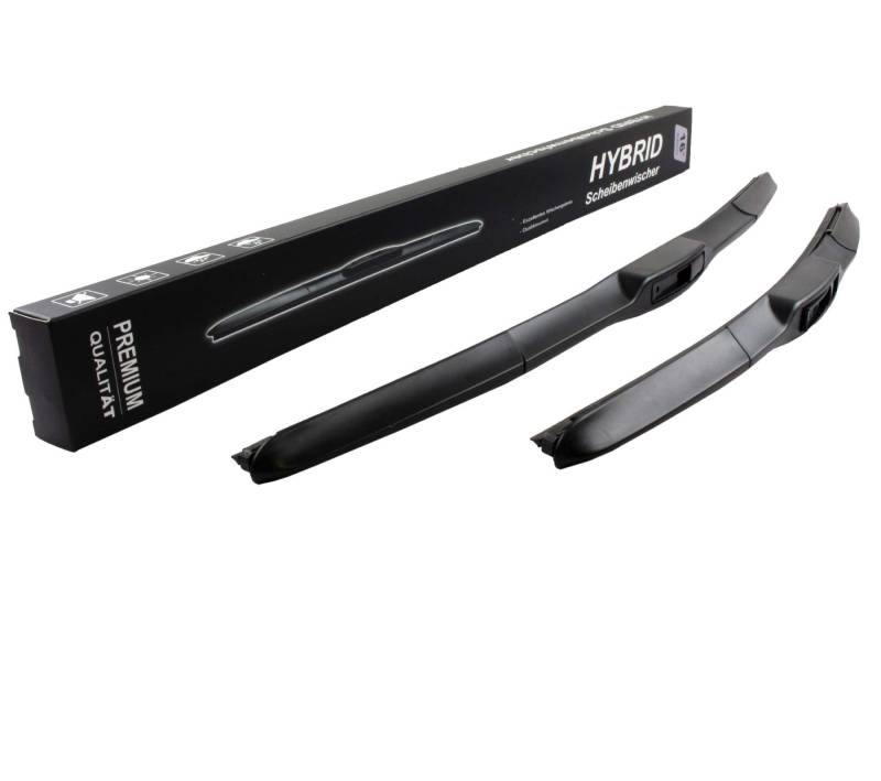 650mm 450mm HYBRID 2x Front Scheibenwischer Premium Qualität Wischerblätter Set Scheibenwischerblätter Satz für Frontscheibe mit Hakenbefestigung. INION NEW JAPAN HYBRID FLEX TECHNOLOGY von INION