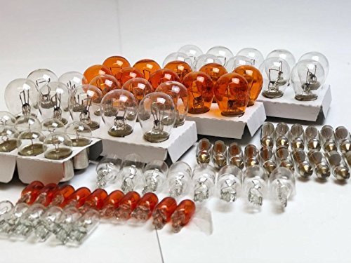 INION 90x Stück - WERKSTATTWARE 12V KFZ Beleuchtung P21/5W P21W PY21W R10W W16W W5W WY5W C5W C10W Glühlampe Glassockellampe Glühbirne Soffitte Autolampen von INION