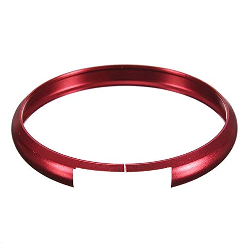 ERSATZRING Schlüsselring aus Aluminium Ring für Mini Autoschlüssel Schlüssel Fernbedienung. Farbe nach Wahl (ROT (BMWKS32E) von INION