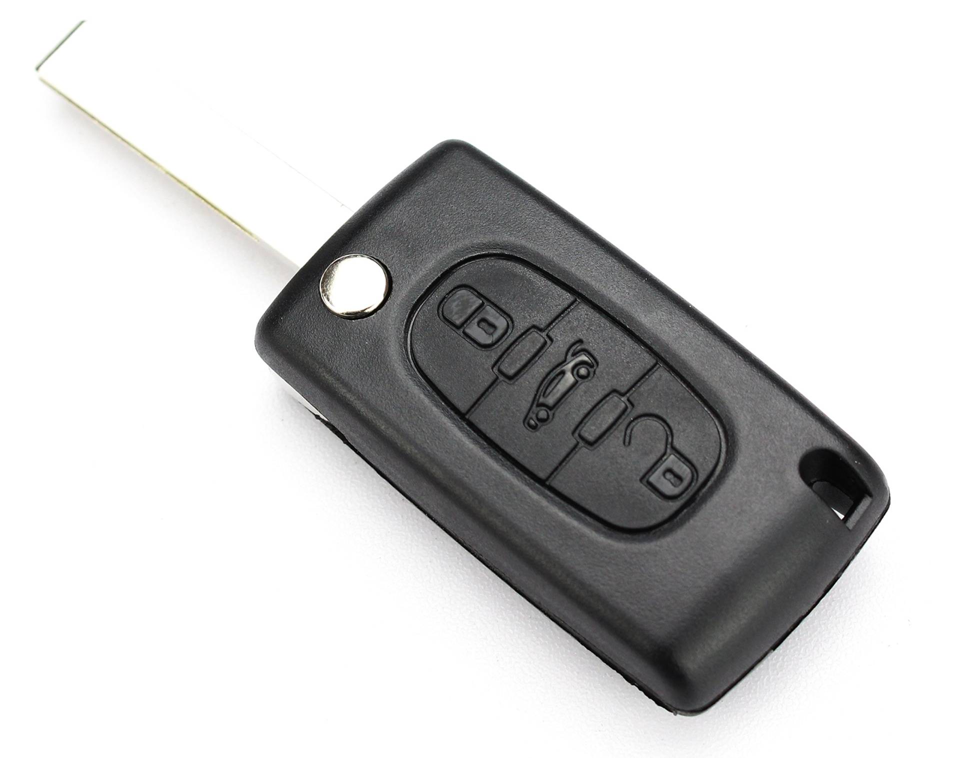 Ersatz Fernbedienung Schlüssel Shell Knopf-Fernbedienung Schlüsselanhänger Flip Schlüssel Schlüssel mit Rohling Schlüssel Gehäuse ohne Elektronik Inion von INION