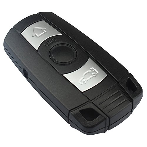 Ersatz Schlüsselgehäuse mit 3 Taste Autoschlüssel Schlüssel Rohling HU92 Batterieklappe (herausnehmbare CR Knopfzelle) Fernbedienung Funkschlüssel Gehäuse ohne Elektronik INION (für BMW (KS11AA) von INION