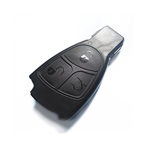 Ersatz Schlüsselgehäuse mit 3 Tasten Autoschlüssel Schlüssel Fernbedienung Funkschlüssel Gehäuseohne Transponder Elektronik oder Schlüsselrohling INION (für Mercedes Benz (KS09no) von INION