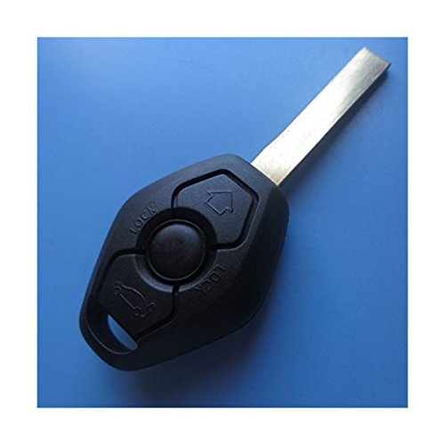 Ersatz Schlüsselgehäuse mit 3 Tasten Autoschlüssel Schlüssel mit Rohlingtyp HU92 Fernbedienung Funkschlüssel Gehäuse ohne Elektronik INION (für BMW (KS06) von INION