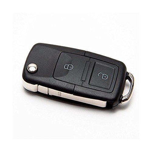 INION VWKS01 - Satz -1x Ersatz Schlüsselgehäuse - 2 Taste Autoschlüssel Klappschlüssel mit Rohling Schlüssel Chiavi Fernbedienung Funkschlüssel Gehäuse ohne Elektronik von INION