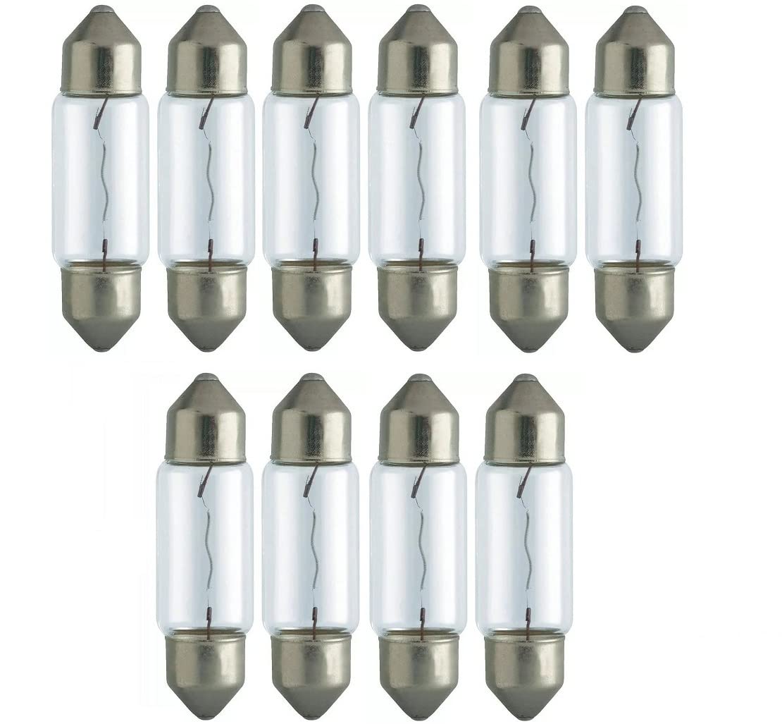 INION 10 Stück 24 Volt C5W T11x35 Sv8.5 35mm 5Watt LKW Beleuchtung Lampen Farbe Clear INION 10 Stück 24 Volt C5W T11x35 Sv8.5 35mm 5Watt LKW Beleuchtung Lampen Farbe Clear von INION