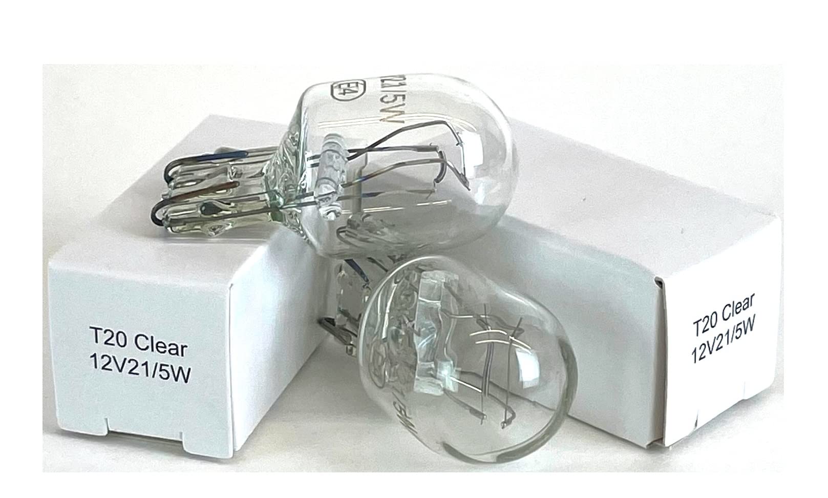 INION 2x Stück Autolampen T20 12V W21/5W W3x16q CLEAR/TRANSPARENT Glassockel Halogen Lampe KFZ Beleuchtung INION 2x Stück Autolampen T20 12V W21/5W W3x16q CLEAR/TRANSPARENT Glassockel Halogen Lampe KFZ Beleuchtung von INION