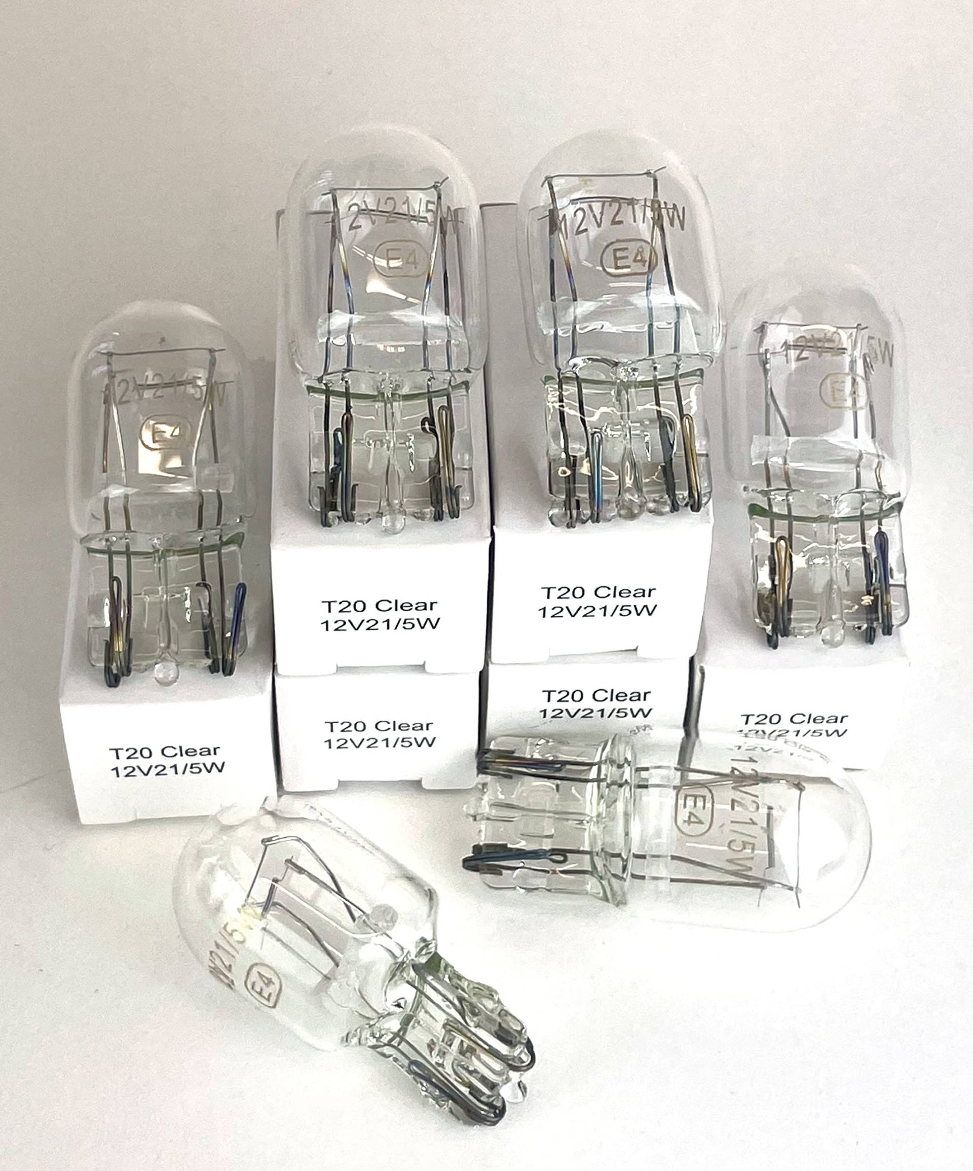 INION 6x Stück Autolampen T20 12V W21/5W W3x16q CLEAR/TRANSPARENT Glassockel Halogen Lampe KFZ Beleuchtung INION 6x Stück Autolampen T20 12V W21/5W W3x16q CLEAR/TRANSPARENT Glassockel Halogen Lampe KFZ Beleuchtung von INION