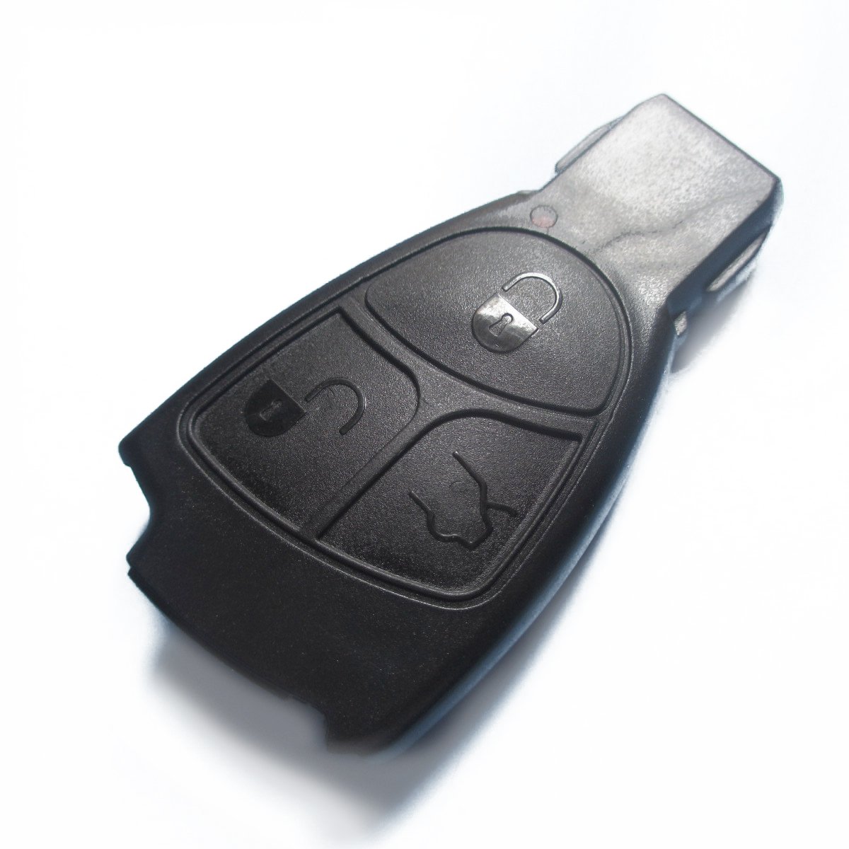 INION Ersatz Schlüsselgehäuse - ohne Transponder, Elektronik oder Schlüsselrohling mit 3 Tasten Autoschlüssel Schlüssel Fernbedienung Funkschlüssel Gehäuse MB (KS09no) von INION