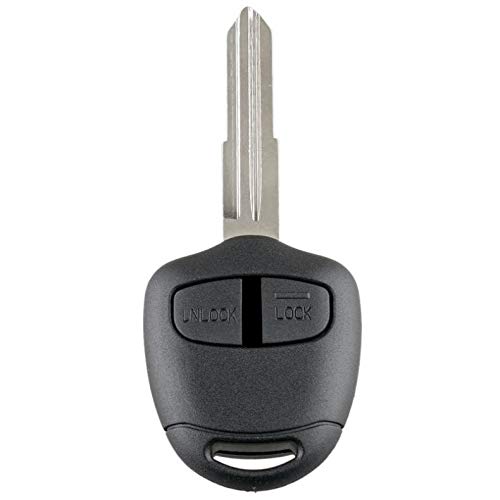 Ersatz Schlüsselgehäuse mt 2 Tasten Autoschlüssel Schlüssel mit Rohlingtyp MIT8 Fernbedienung Funkschlüssel Gehäuse ohne Transponder oder Elektronik. INION (fürMitsubishi (KS10Ano) von INION