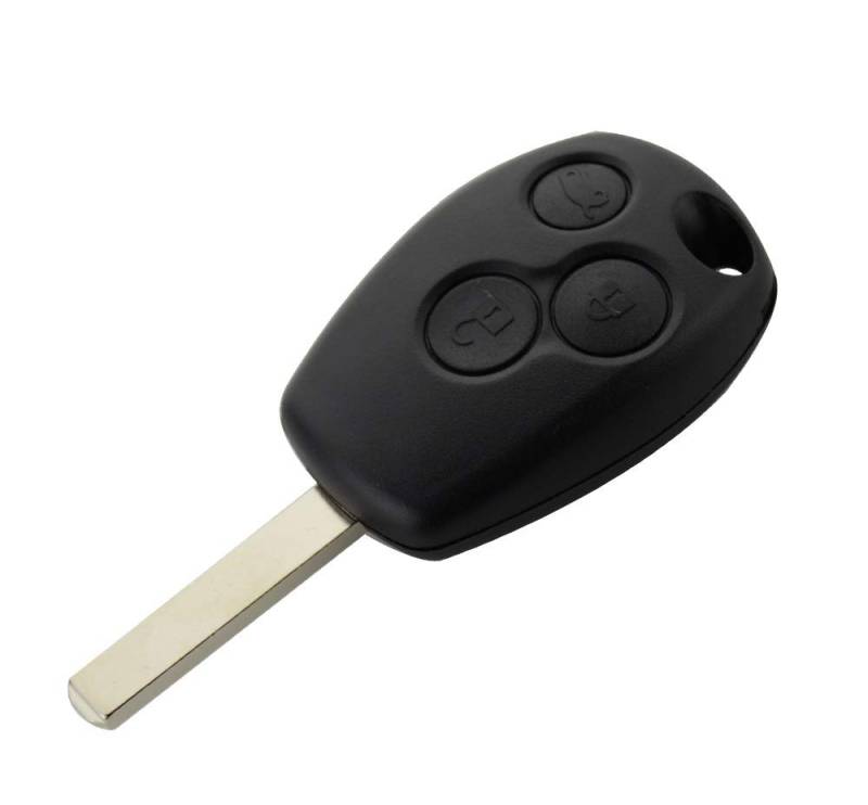 Schlüsselgehäuse INION Kompatibel mit Dacia Autoschlüssel. Ersatz Schlüssel mit 3 Tasten, Rohlingtyp: VA2 von INION