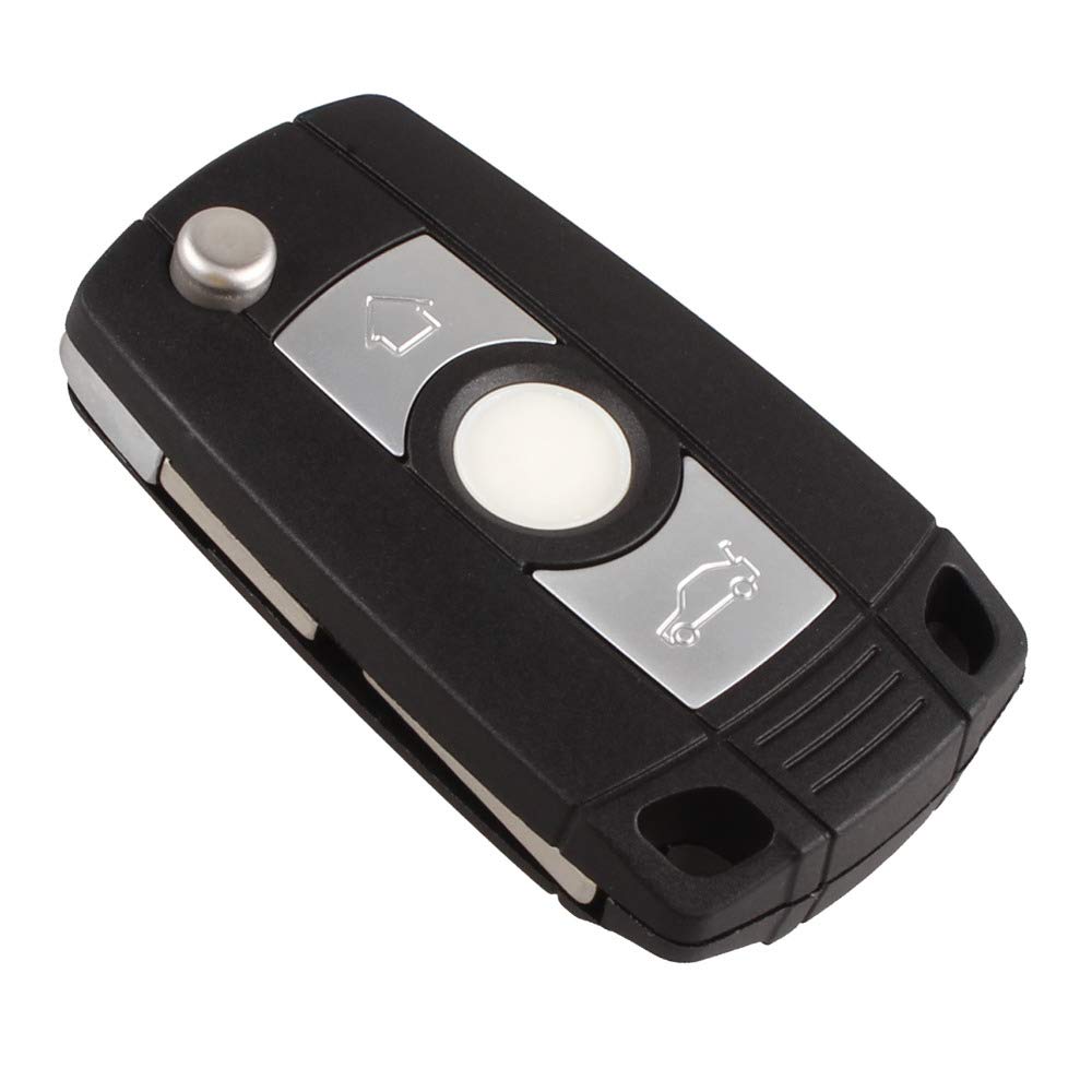 UMBAU Schlüsselgehäuse INION Kompatibel mit BMW Autoschlüssel. Umbaukit Schlüssel mit 3 Tasten, Rohlingtyp: HU58 von INION
