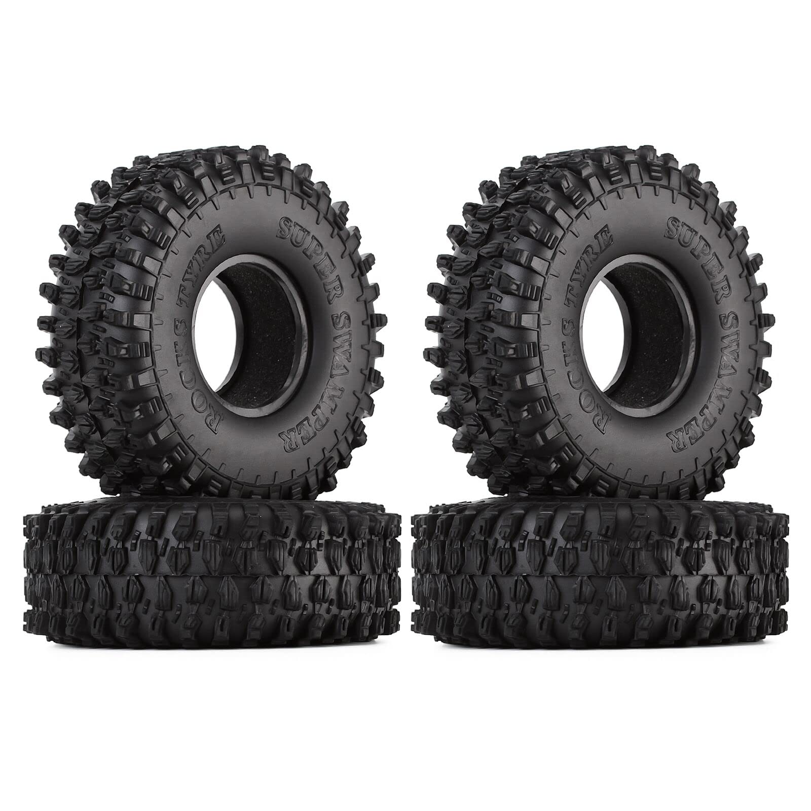 INJORA RC Reifen 1,9inch Crawler Reifen für 1:10 RC Crawler Axial SCX10 90047 SCX10 III AXI03007 D90 D110 TF2 Tamiya CC01 TRX-4 INJORA RC Reifen 1,9inch Crawler Reifen für 1:10 RC Crawler Axial SCX10 90047 SCX10 III AXI03007 D90 D110 TF2 Tamiya CC01 TRX-4 von INJORA