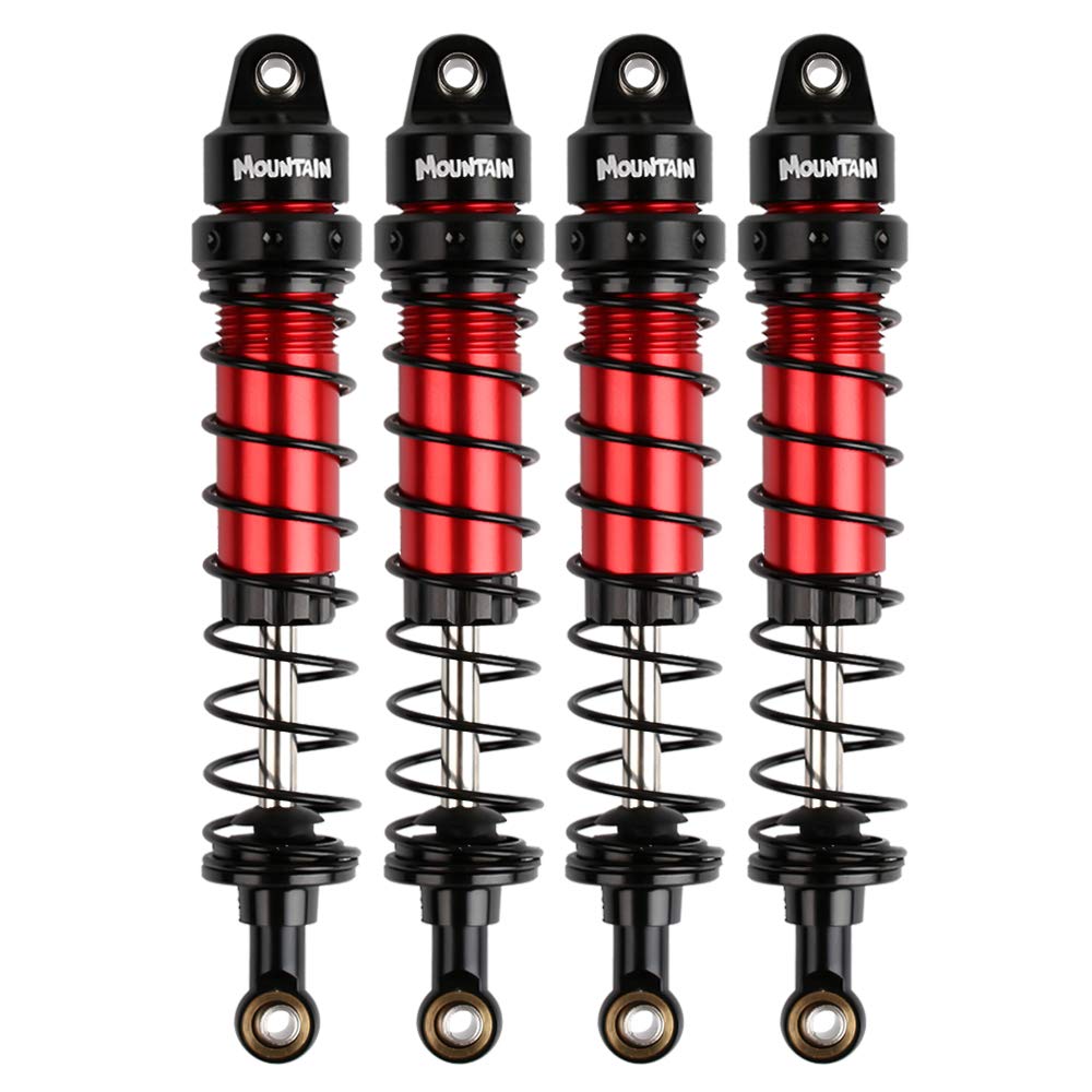 INJORA RC Stoßdämpfer Set 4 Stück RC Shock Absorbers RC Dämpfers für 1/10 RC Crawler Axial SCX10 90046 AXI231017 Traxxas TRX-4 D90 (100mm) von INJORA
