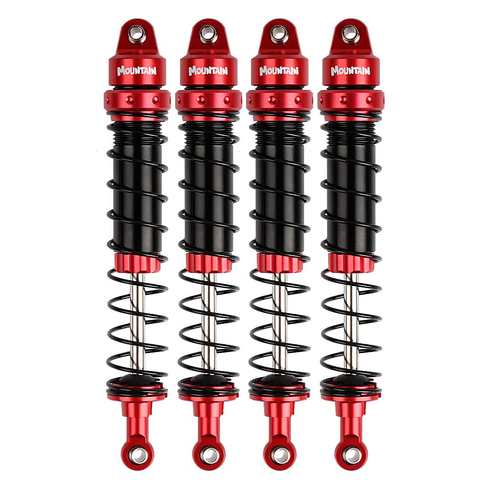 INJORA RC Stoßdämpfer Set 4pcs RC Shock Absorbers RC Dämpfers für 1/10 RC Crawler Axial SCX10 90046 AXI231017 Traxxas TRX-4 D90 (110mm) von INJORA