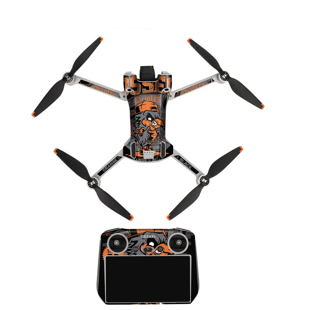 INLIMA Für DJI Mini 3 Pro PVC-Aufkleber Haut kratzfest wasserdicht für DJI RC Fernbedienung Aufkleber Zubehör Drohnenzubehör (Farbe: Aufkleber R10) von INLIMA