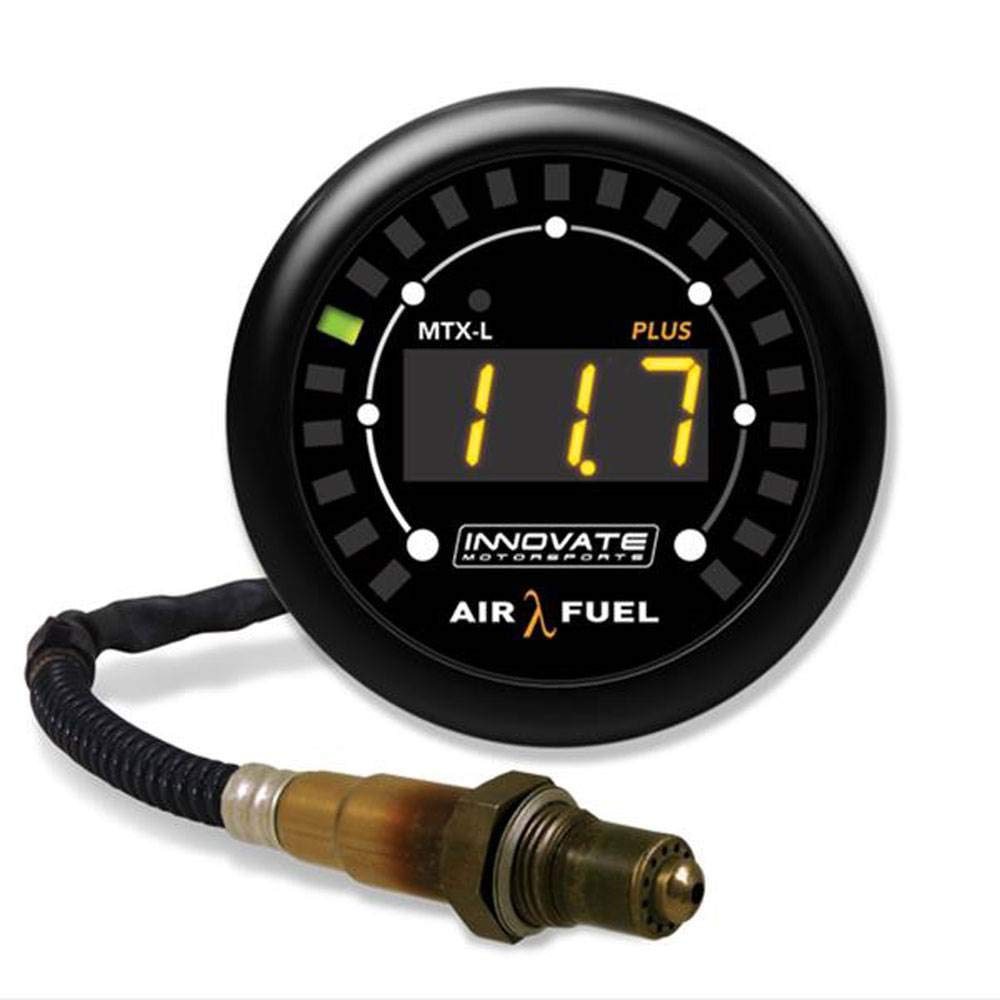 Innovate 3918 MTX-l Plus Digitales Breitband-Messgerät für Luft/Kraftstoff-Verhältnis, im Set, Schwarz von Innovate Motorsports