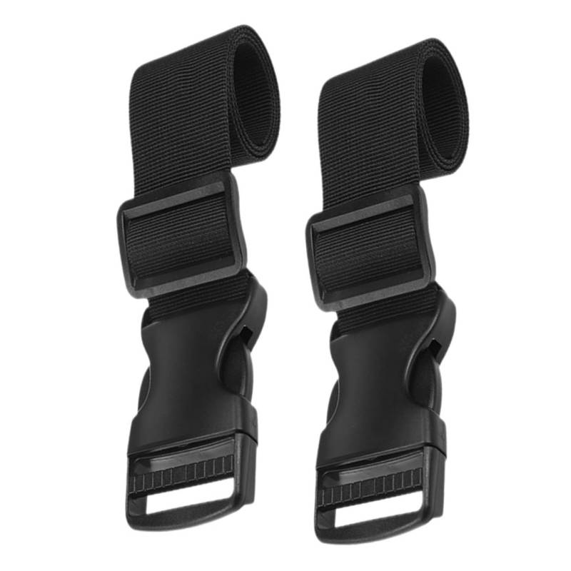 INOOMP 2 Stück Verstellbare Koffergurte Ratschen Taschengurtschnalle Reisetasche Tragegurt Bungee Gurt Koffer Gepäckgurte Koffer Gepäck Reisezubehör Outdoor Gurt Nylon von INOOMP
