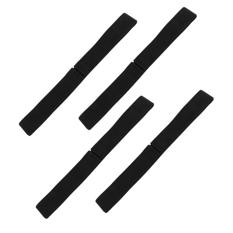 INOOMP 4 Stück Ratschengurte Motorradgurte Riemen ziehen Ladungsgurte Frachtkrawatte Autogurte Frachtgurte Riemen für Bootsabdeckungen Fahrradgepäckgurte Nylon Black von INOOMP