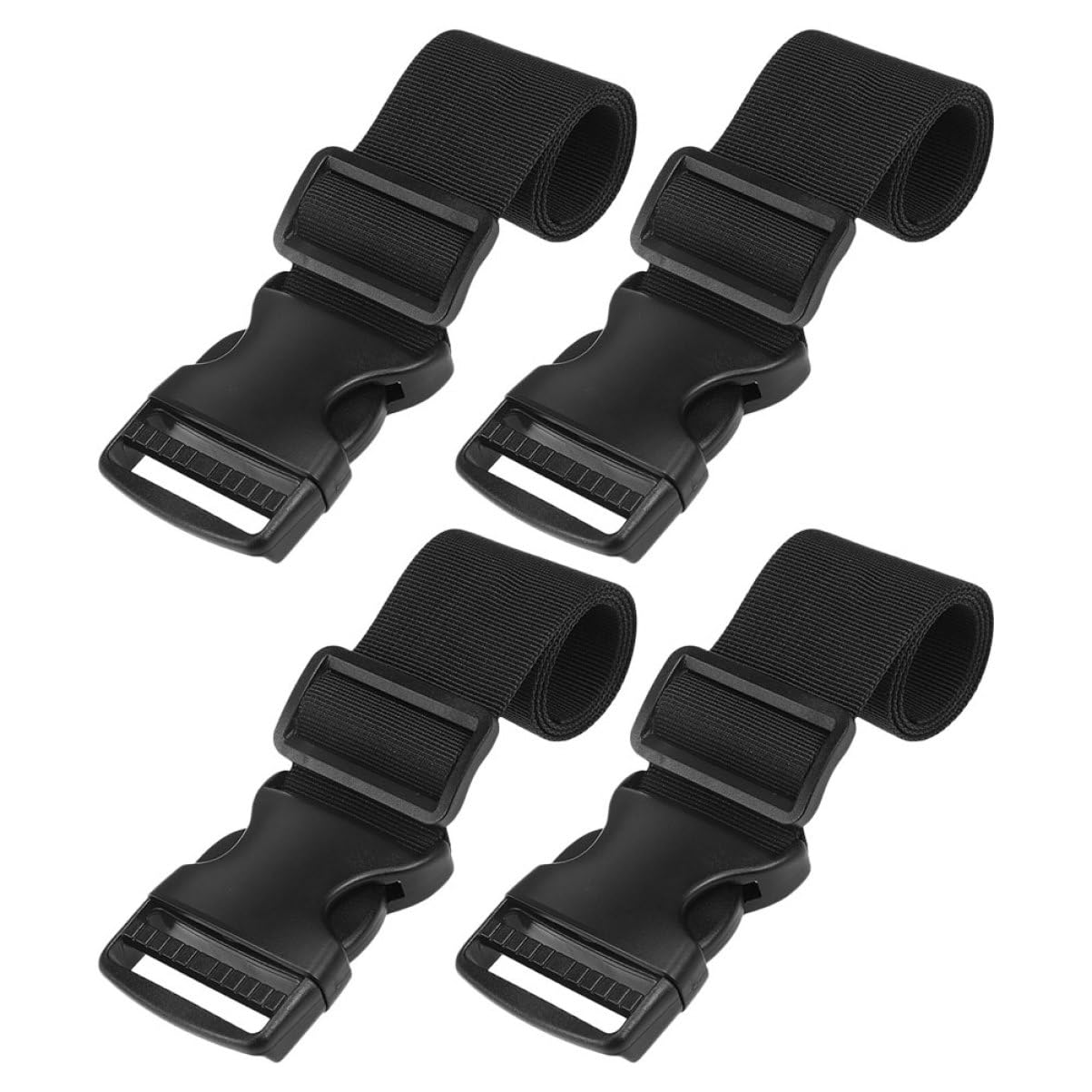INOOMP 4 Stück Riemen Mit Clips Gürtel Befestigung Gepäck Koffergurte Für Koffer Einstellbar Zeltgurte Im Freien Faltbar Leicht Packmaterialriemen Tragen Schnalle Schwarz Nylon INOOMP 4 Stück Riemen Mit Clips Gürtel Befestigung Gepäck Koffergurte Für Koffer Einstellbar Zeltgurte Im Freien Faltbar Leicht Packmaterialriemen Tragen Schnalle Schwarz Nylon von INOOMP