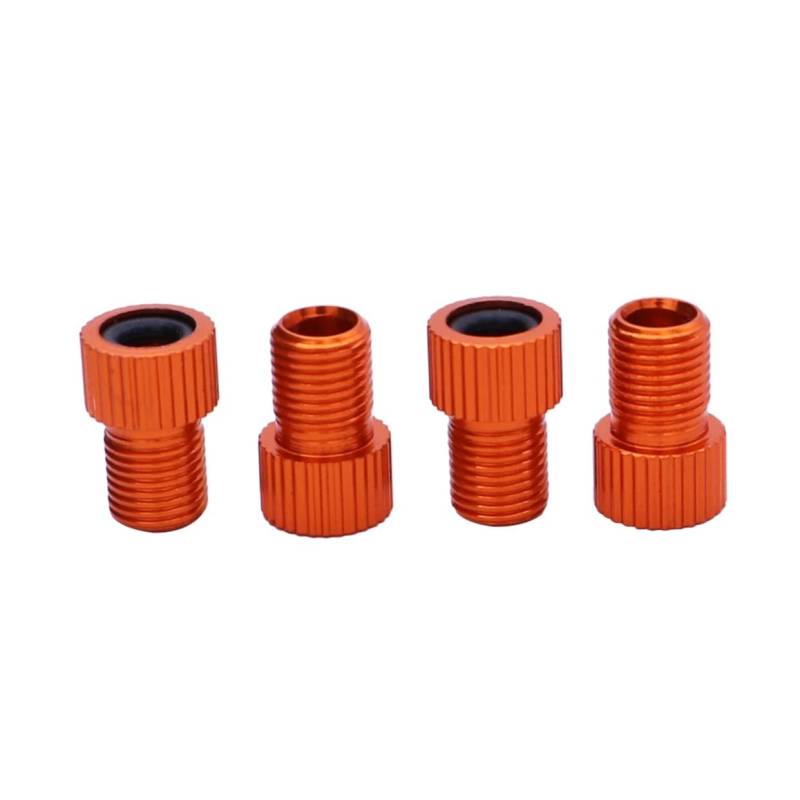 INOOMP 4 Stück Ventilumwandlungsdüsen Fahrradventiladapter Französischer Ventiladapter Pumpenadapter Fahrradventiladapter Fahrradreifenadapter Ventil Luftpumpe Für Fahrradreifen von INOOMP
