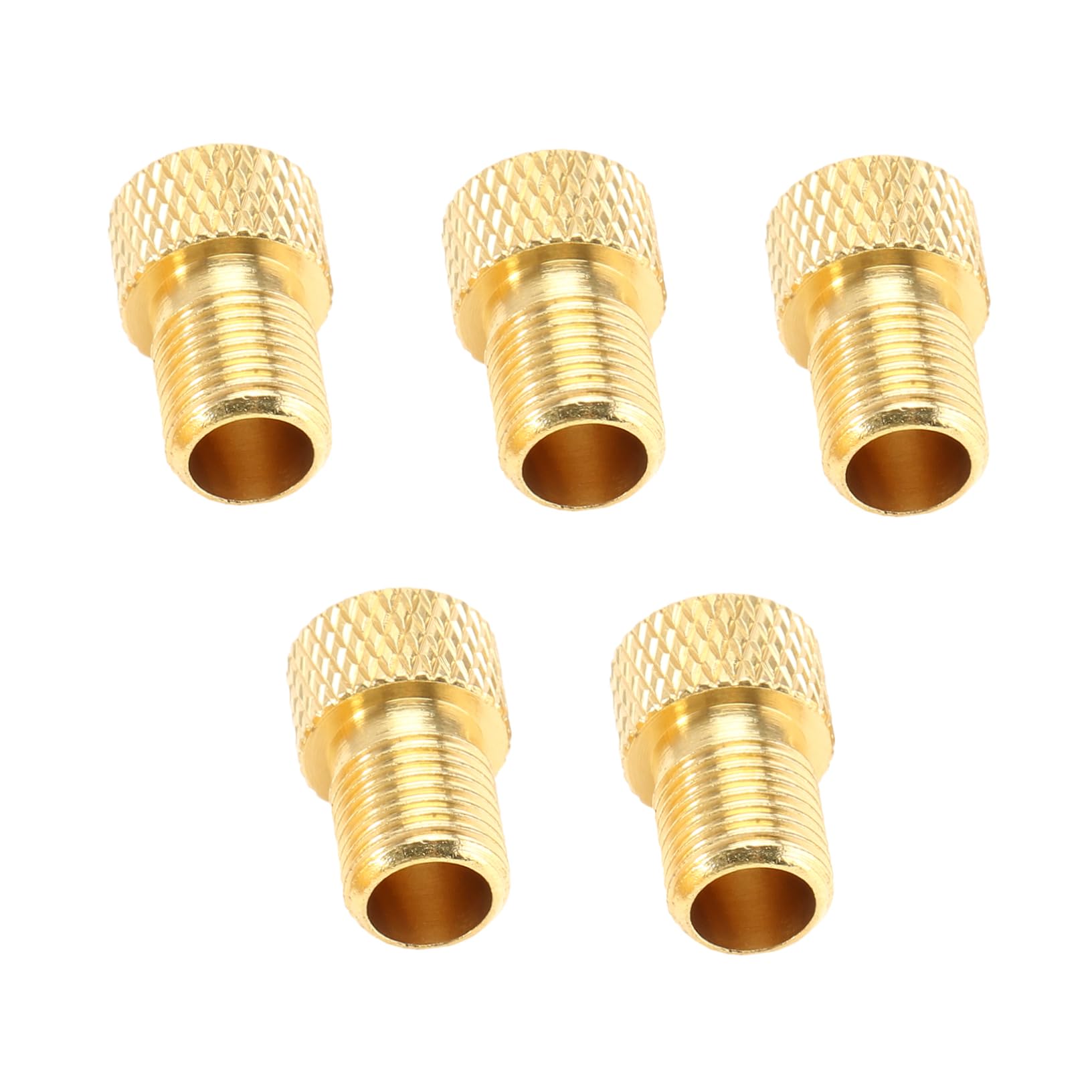 INOOMP Ventiladapter Set 5-teilig Messing Ventiladapter Ersatz Für Pumpenadapter Fahrradpumpe INOOMP Ventiladapter Set 5-teilig Messing Ventiladapter Ersatz Für Pumpenadapter Fahrradpumpe von INOOMP
