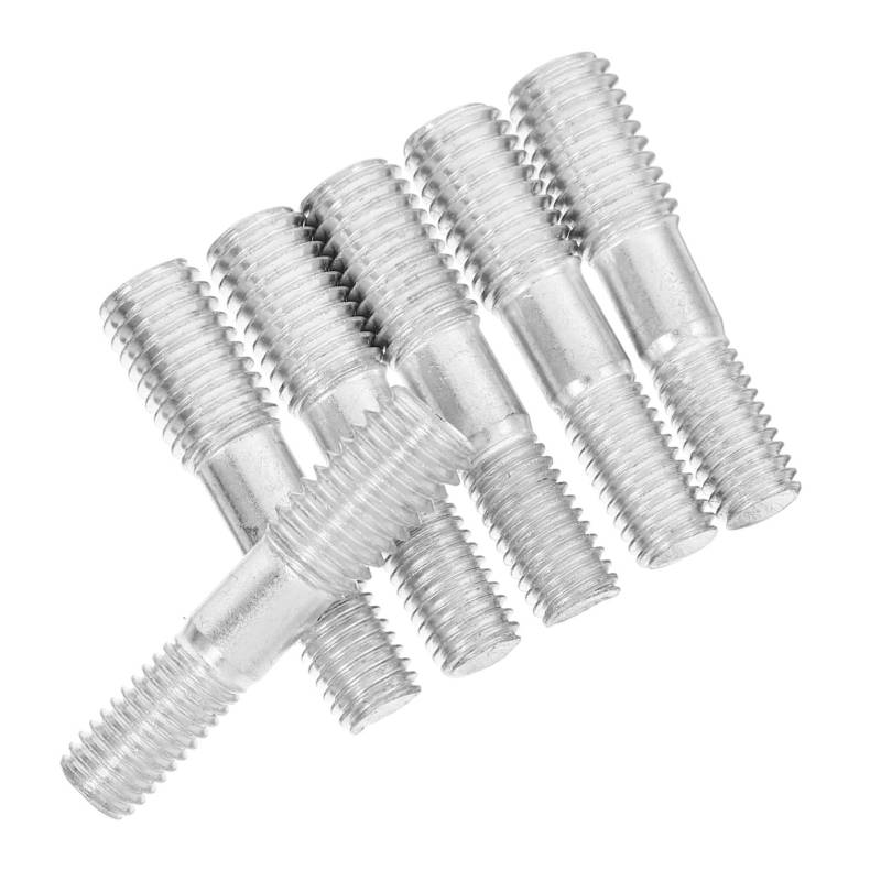 INOOMP 6 Stücke Doppel Headed Guide Schrauben Kettensäge Kettensägen Schraube Doppel Ended Schraube Ersatz Schraube Eisen Silber von INOOMP