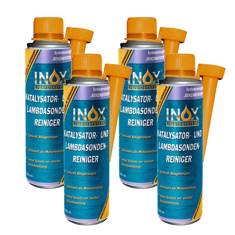 INOX® Katalysator- und Lambdasondenreiniger, 4 x 250 ml von INOX-LIQUIDSYSTEMS