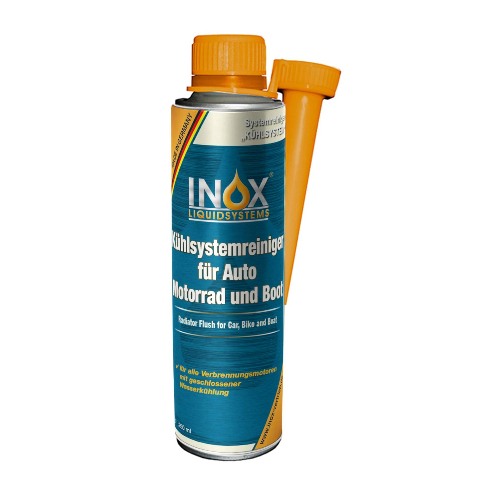 INOX® Kühlsystemreiniger Additiv, 250 ml - Kühlerschutz für Auto, Motor und Boot von INOX-LIQUIDSYSTEMS