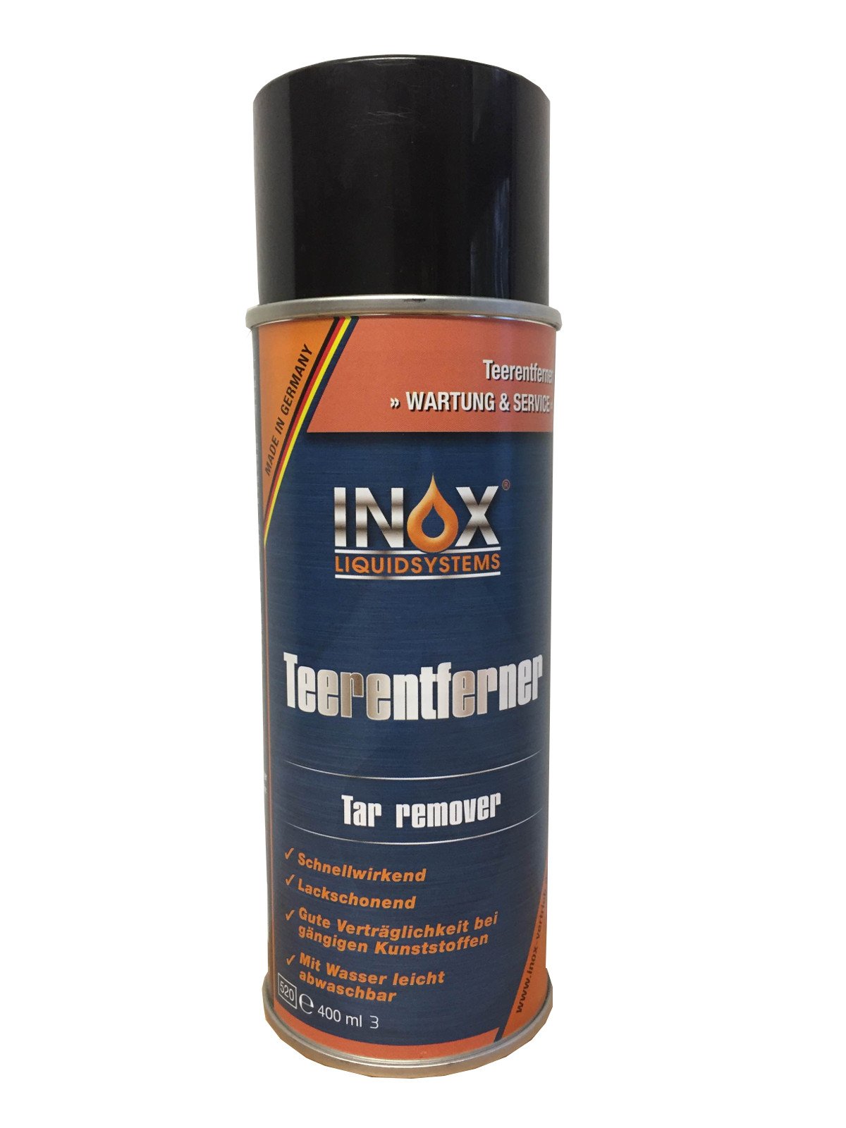 INOX® Teerentferner Spray, Klebstoffentferner für Auto, Wohnmobil und Campingwagen - 400ml von INOX-LIQUIDSYSTEMS
