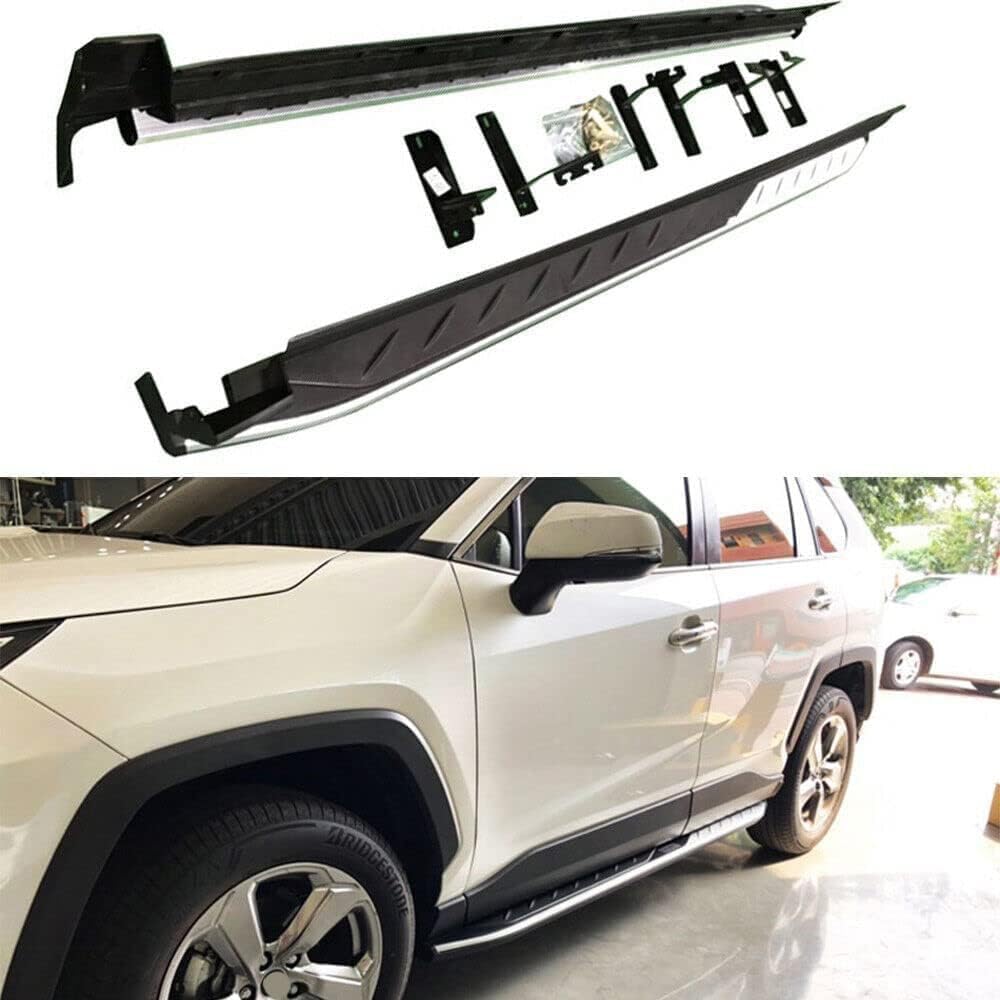 INRNT Auto Trittbretter Seitenschweller für Toyota RAV4 RAV-4 2019-2022,Auto Seitenschürze Seitenrock Flügel Diffusor Autoteile INRNT Auto Trittbretter Seitenschweller für Toyota RAV4 RAV-4 2019-2022,Auto Seitenschürze Seitenrock Flügel Diffusor Autoteile von INRNT