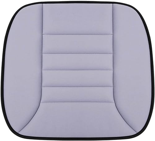 INTCHE 1 Stück Auto Sitzkissen für Renault/Arkana/Austral/Avantime/Captur Clio/Kadjar/Koleos, Bequemes und Weiches Schaumstoff-Sitzkissen für Den Auto-Vordersitz,-Light Grey von INTCHE