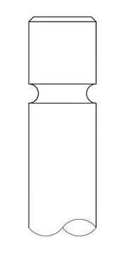 Intervalves Auslassventil [Hersteller-Nr. 1072.006] für Dacia, Opel, Renault, Volvo von INTERVALVES