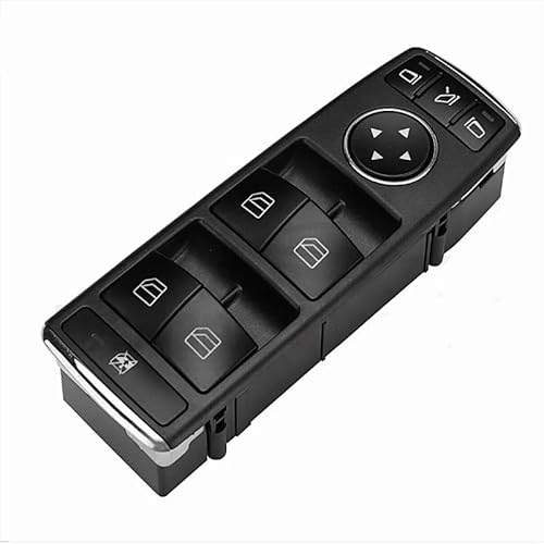 IORQWEW Fensterhebersteuerung Kompatibel Mit Benz Für W204 2008 2009 2010 2011 2012 2013 2014 Auto Fenster Control Schalter Fensterheber Taste Schalter OEM:2128208310 von IORQWEW