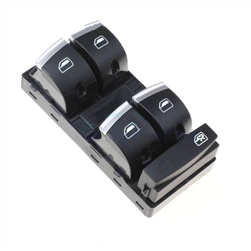 IORQWEW Fensterhebersteuerung Kompatibel Mit Für A6 S6 RS6 C6 2005-2011 Fensterheber-Tastenschalter Hubregler-Taste Autofensterheber OEM:4F0959851H von IORQWEW