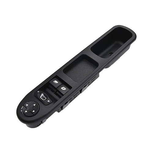 IORQWEW Fensterhebersteuerung Kompatibel Mit Peugeot Für 207 WA WC 2006-2014 Fensterheber Knopf Schalter Hubregler Knopf Auto Fensterheber OEM: 6554QC von IORQWEW