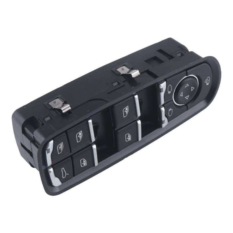 IORQWEW Fensterhebersteuerung Kompatibel Mit Porsche Für Cayenne 2011–2017 Fensterheber-Taste Schalter Lift Regler Taste Auto Fensterheber OEM: 7PP959858KDML von IORQWEW